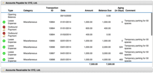 The Payments screen allows you to manage both linked and unlinked payments s well as track your running balance for each account.