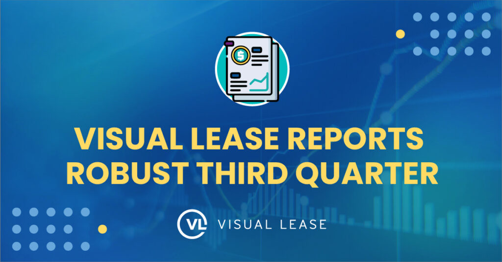 Visual Lease Reports Robust Third Quarter | Visual Lease